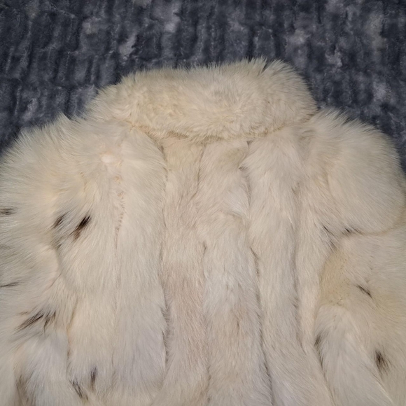 Real Vintage Spotted Fox Fur Saga Fox Coat - Picture 8 of 8